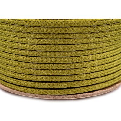 Oděvní šňůra PES Ø2 mm Varianta: 6787 zelená olivová, Balení: 50 m – Hledejceny.cz
