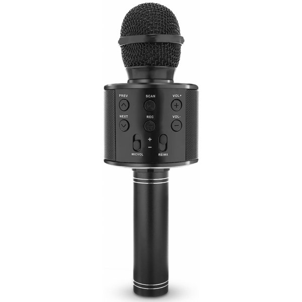 FunPlay 8995 Karaoke mikrofon s reproduktorem černý od 266 Kč - Heureka.cz