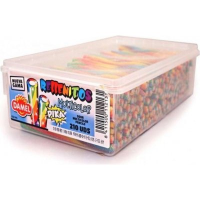 Damel Lékořice color různé příchutě sladké 210 x 6 g – Zboží Dáma