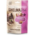 Shelma Cat Snack Beauty polštářky kuřecí losos 60 g – Zbozi.Blesk.cz