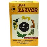 Leros Čajový dýchánek lípa & zázvor 20 x 2 g – Hledejceny.cz