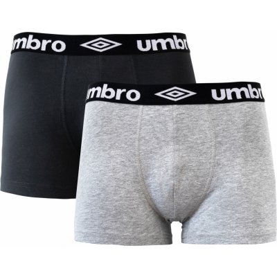 Umbro pánské boxerky UMUM0241 grey black – Zbozi.Blesk.cz