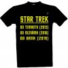 Pánské Tričko Tričko s potiskem Star Trek do Brna pánské Černá