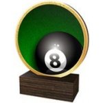 Poháry Bauer Dřevěná plaketa TFRW749 Billiard – Sleviste.cz