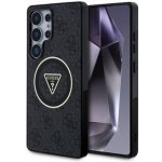 Guess Magnetic IML Metal Glitter 4G Circle Triangle Samsung S25 Ultra černé GUHMS25LHG4PRTGK – Zboží Mobilmania