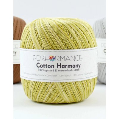 Performance Bavlněná příze Cotton Harmony 400 - zelená melír 100g 560m – Zboží Mobilmania