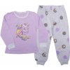 Dětské pyžamo a košilka Kugo dívčí pyžamo MP1303 fialová