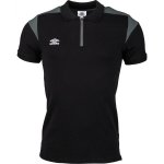 Umbro Panelled zip polo černá bílá šedá – Sleviste.cz