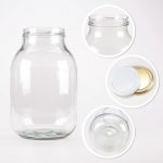 Skleněná nádoba dóza 3000ml 24cm s víčkem – Hledejceny.cz