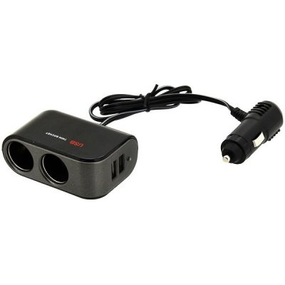 COMPASS 07422 Rozdvojka 1224V + 2x USB 2100mA – Zboží Živě