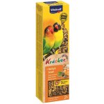 Vitakraft KRÄCKER tyčinky AGAPORNIS med & seznam 180 g – Hledejceny.cz