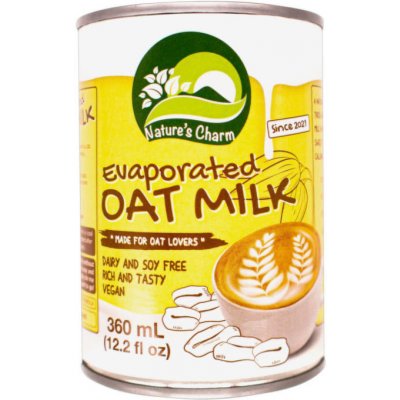 Nature's Charm Ovesné mléko kondenzované neslazené 360 ml – Zboží Dáma