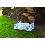 Esschert Design Taška na dřevo potisk růže 61 cm – Hledejceny.cz