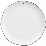 Bastion Collections Talíř velký DINNER heart in black 27 cm – Zboží Mobilmania