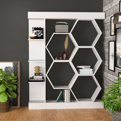 Asir Knihovna SUENO bílá – Zboží Mobilmania