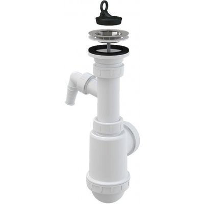 Sifon dřezový Alcadrain (Alcadrain) s nerezovou mřížkou DN70 A441-DN50/40 – Zboží Dáma