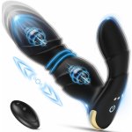 Paloqueth Anal Prostate Stimulator with Thrusts & Vibrations & Remote Control Black – Sleviste.cz