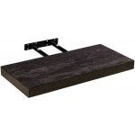 STILISTA Nástěnná police VOLATO tmavé dřevo 50 cm – Zboží Mobilmania