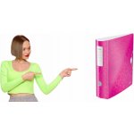 Leitz 180° Active Wow Pákový pořadač A4 8,2 cm růžový – Zboží Živě