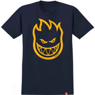 Spitfire BIGHEAD NAVY w/ GOLD pánské tričko krátký rukáv