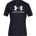 Under Armour Triko UA sportstyle LOGO UPDATE SS-BLK 1382911-001 – Zboží Mobilmania