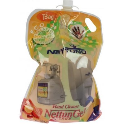 Nettuno gel mycí na ruce oranžový s citrusovým extraktem T-Bag 3 l - Nettun