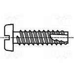BOSSARD 1381113 Vrut; 3,5x6,5; Hlava: válcová; plochá; 1mm; kalená ocel; zinek – Hledejceny.cz