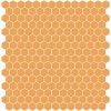 Hisbalit mozaika oranžová 326B SATINATO hexagony 2,3x2,6 (33,33x33,33) cm 1m²