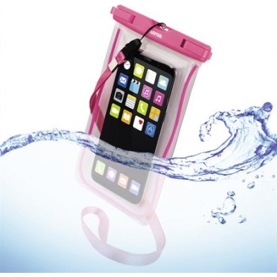 Pouzdro Hama Playa Outdoor Bag Smartphones, Size XXL, růžové – Zboží Mobilmania