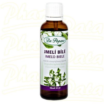 Dr.Popov Kapky bylinné Jmelí bílé 50 ml – Hledejceny.cz
