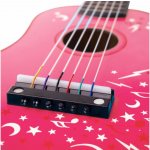 Tidlo dřevěná kytara Star růžová – Zboží Dáma