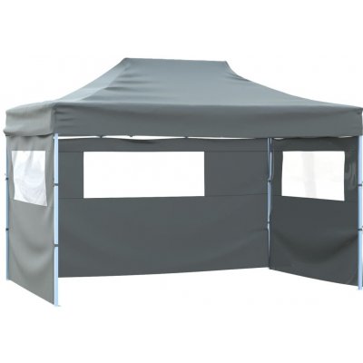OMAXI 706618 Skládací stan se 3 stěnami 431x291x315 cm antracitový – Hledejceny.cz