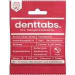 Denttabs přírodní v tabletách pro děti jahoda bez fluoridu 125 ks 40 g – Hledejceny.cz