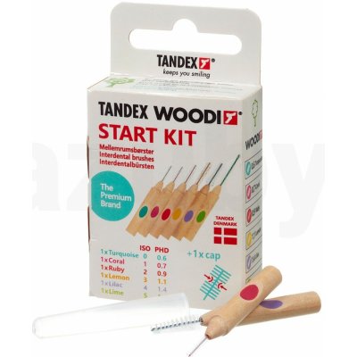 Tandex Woodi Start Kit mezizubní kartáček 6 ks – Hledejceny.cz