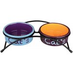 Trixie keramická sada misek Eat on Feet - 2 x 300 ml / 12 cm – Sleviste.cz