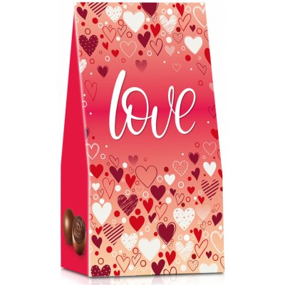 Selllot Italské pralinky Srdíčka s růžovou mašlí 100 g – Sleviste.cz