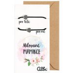 Albi Dárkový šperk duo náramky Milované mamince 2 kusy – Hledejceny.cz