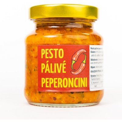 DOBROTYSPRIBEHEM Čerstvé pikantní Pesto Peperoncini 140 ml – Zboží Dáma