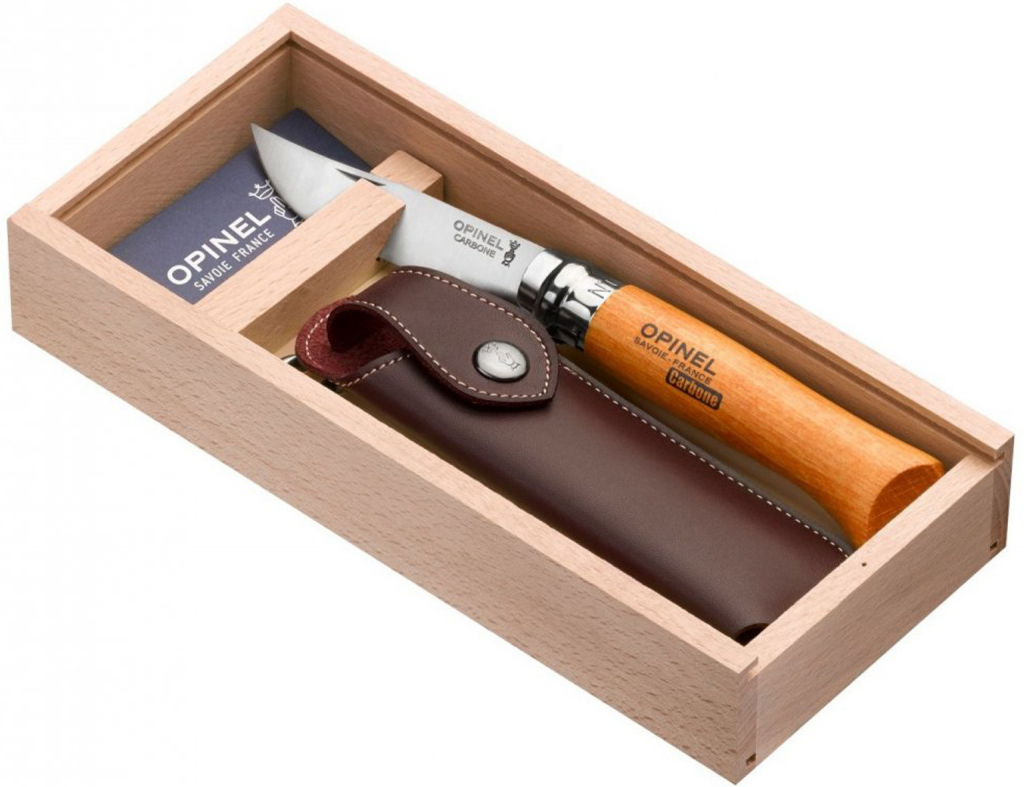 Opinel VR N°08 Carbon v dárkovém balení 8,5 cm