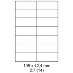 Emy 8588002038112 samolepící bílé A4 105 x 42,4 mm 100 listů – Zboží Dáma
