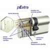 Cylindrická vložka GEGE Pextra+ SE 40/10mm