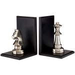 Premier Housewares Chess zarážka na knihy černá/stříbrná – Zboží Dáma