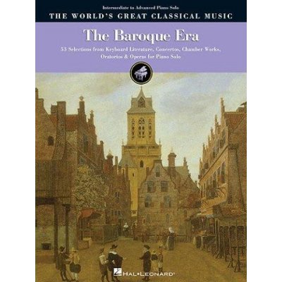The World's Great Classical Music The Baroque Era Intermediate/Advanced Piano noty, sólo klavír – Zboží Mobilmania