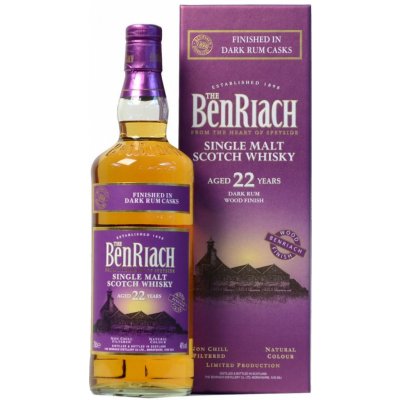 BenRiach Dark Rum Cask 22y 46% 0,7 l (karton)