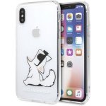 Pouzdro Karl Lagerfeld Fun Choupette No Rope Hard Case iPhone X / XS - čiré – Zboží Mobilmania