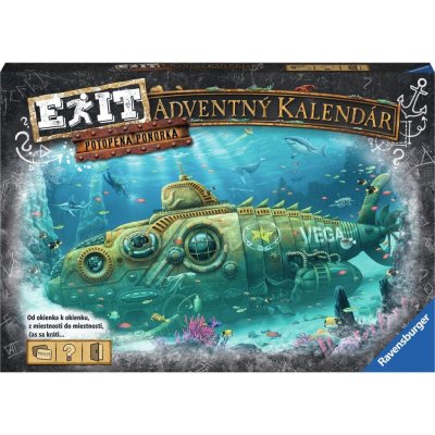 Ravensburger Exit Adventní kalendář Potopená ponorka SK – Hledejceny.cz