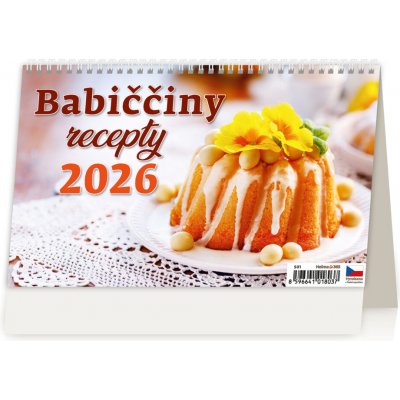 Stolní Helma Babiččiny recepty 2026 – Zboží Dáma