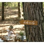 PartyDeco Dřevěná šipka Kids only 36 x 7,5 cm – Zboží Dáma