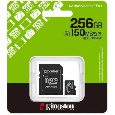 Kingston 256GB microSDXC Canvas Plus SDCS3/256GB – Zboží Živě