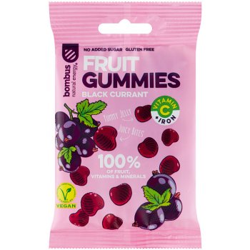 DMHERMES TRADE BOMBUS FRUIT ENERGY black currant gummies 35 g